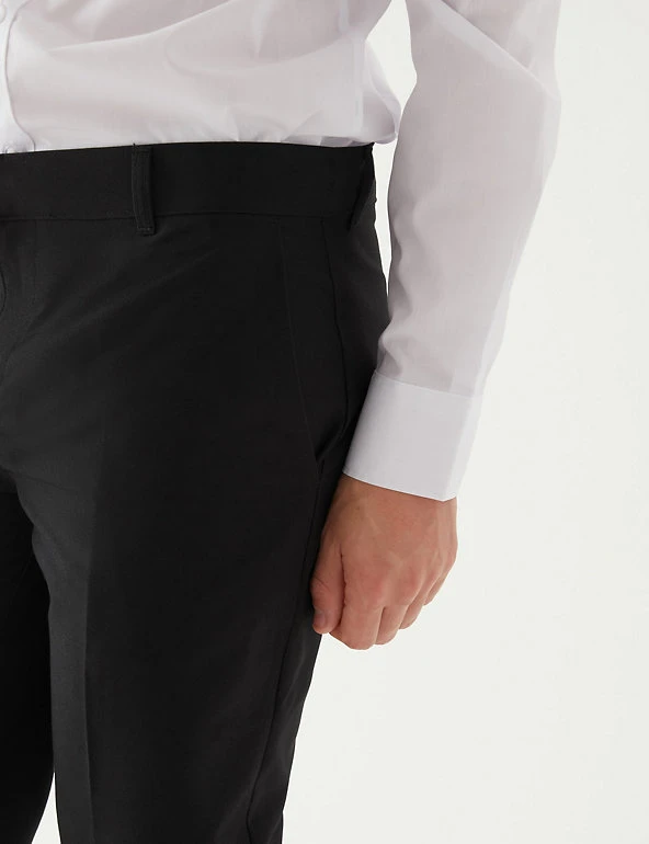 2pk Boys' Slim Leg School Trousers (2-18 Yrs) M&S Collection 2pk Boys' Slim Leg School Trousers (2-18 Yrs) -Cheap School Uniform Store SD 04 T76 3643L Y0 X EC 4
