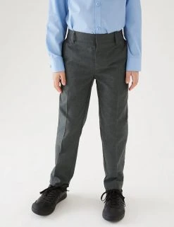 M&S Collection 2pk Boys' Slim Leg Plus Fit School Trousers (2-18 Yrs) -Cheap School Uniform Store SD 04 T76 3643P T0 X EC 1