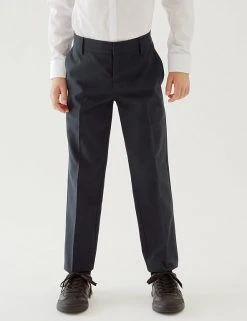 M&S Collection Boys' 2pk Slim Leg School Trousers (2-18 Yrs) 28 M&S Collection Boys' 2pk Slim Leg School Trousers (2-18 Yrs) -Cheap School Uniform Store SD 04 T76 3643 F0 X EC 1