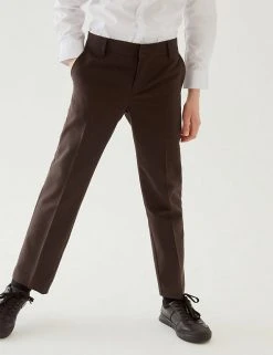 M&S Collection Boys' 2pk Slim Leg School Trousers (2-18 Yrs) 22 M&S Collection Boys' 2pk Slim Leg School Trousers (2-18 Yrs) -Cheap School Uniform Store SD 04 T76 3643 N0 X EC 1