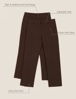 M&S Collection Boys' 2pk Slim Leg School Trousers (2-18 Yrs) 21 M&S Collection Boys' 2pk Slim Leg School Trousers (2-18 Yrs) -Cheap School Uniform Store SD 04 T76 3643 N0 X EC 90