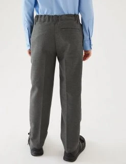 M&S Collection Boys' 2pk Slim Leg School Trousers (2-18 Yrs) 11 M&S Collection Boys' 2pk Slim Leg School Trousers (2-18 Yrs) -Cheap School Uniform Store SD 04 T76 3643 T0 X EC 2