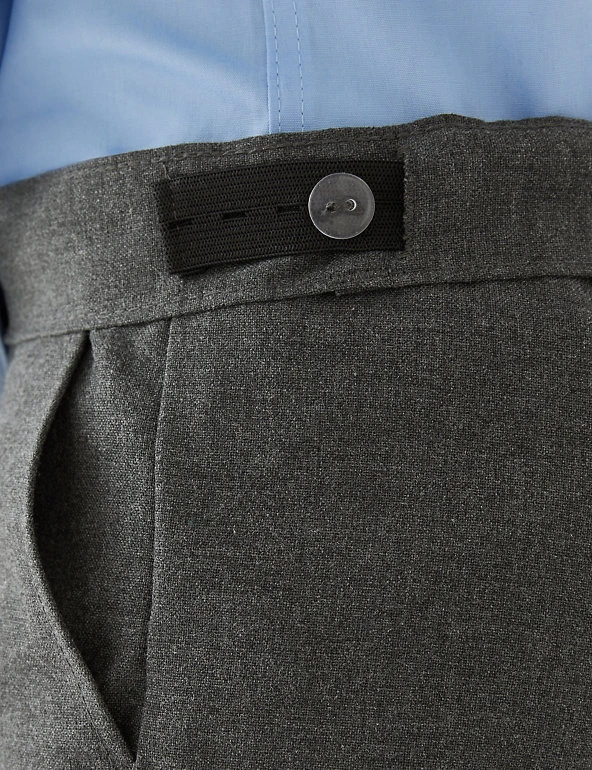 Boys' 2pk Slim Leg School Trousers (2-18 Yrs) M&S Collection Boys' 2pk Slim Leg School Trousers (2-18 Yrs) -Cheap School Uniform Store SD 04 T76 3643 T0 X EC 3