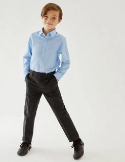 M&S Collection Boys' 2pk Slim Leg School Trousers (2-18 Yrs) 14 M&S Collection Boys' 2pk Slim Leg School Trousers (2-18 Yrs) -Cheap School Uniform Store SD 04 T76 3643 VP X EC 0