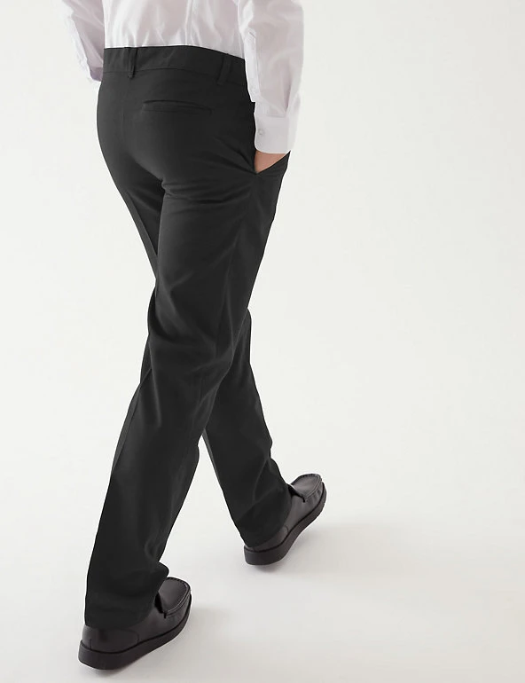 Boys' 2pk Slim Leg School Trousers (2-18 Yrs) M&S Collection Boys' 2pk Slim Leg School Trousers (2-18 Yrs) -Cheap School Uniform Store SD 04 T76 3643 Y0 X EC 2