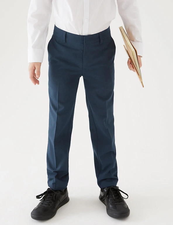 Boys' 2pk Skinny Leg School Trousers (2-18 Yrs) M&S Collection Boys' 2pk Skinny Leg School Trousers (2-18 Yrs) -Cheap School Uniform Store SD 04 T76 3644 F0 X EC 1