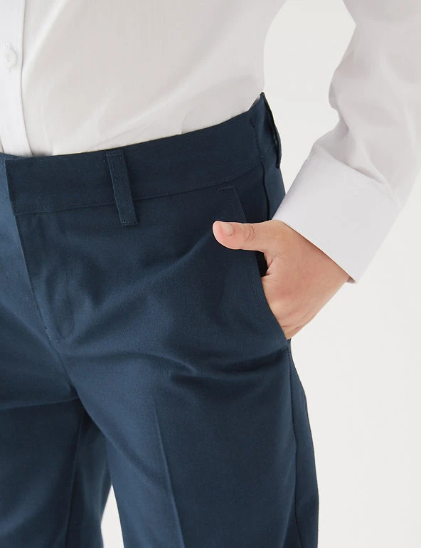 Boys' 2pk Skinny Leg School Trousers (2-18 Yrs) M&S Collection Boys' 2pk Skinny Leg School Trousers (2-18 Yrs) -Cheap School Uniform Store SD 04 T76 3644 F0 X EC 4