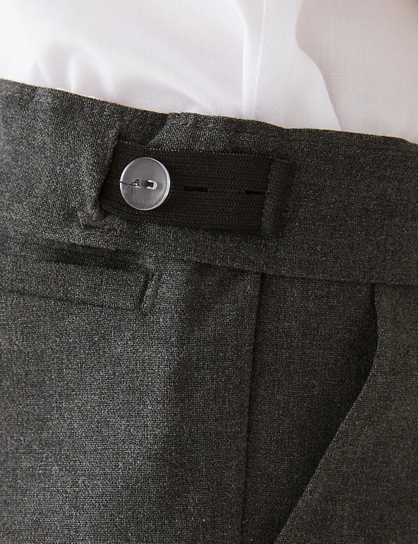 Boys' 2pk Skinny Leg School Trousers (2-18 Yrs) M&S Collection Boys' 2pk Skinny Leg School Trousers (2-18 Yrs) -Cheap School Uniform Store SD 04 T76 3644 T0 X EC 3