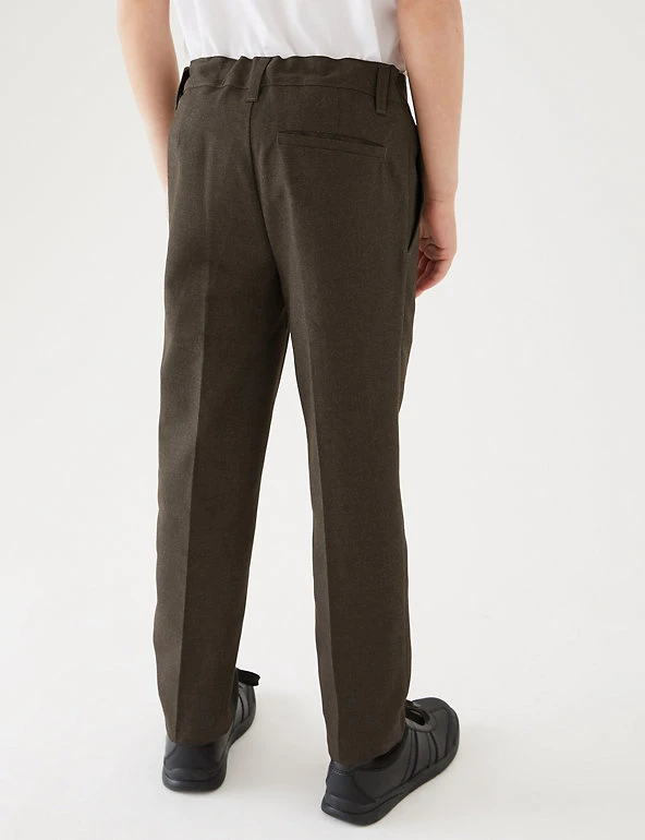 Boys' 2pk Skinny Leg School Trousers (2-18 Yrs) M&S Collection Boys' 2pk Skinny Leg School Trousers (2-18 Yrs) -Cheap School Uniform Store SD 04 T76 3644 VP X EC 2