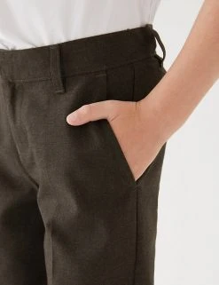 M&S Collection Boys' 2pk Skinny Leg School Trousers (2-18 Yrs) 12 M&S Collection Boys' 2pk Skinny Leg School Trousers (2-18 Yrs) -Cheap School Uniform Store SD 04 T76 3644 VP X EC 4