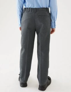 M&S Collection 2pk Boys' Slim Leg Slim Fit School Trousers (2-18 Yrs) -Cheap School Uniform Store SD 04 T76 3645 T0 X EC 2