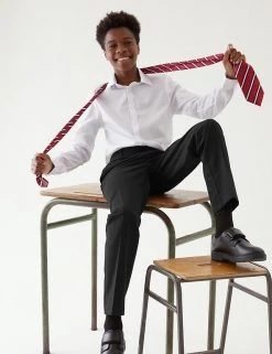 M&S Collection 2pk Boys' Slim Leg Slim Fit School Trousers (2-18 Yrs) -Cheap School Uniform Store SD 04 T76 3645 Y0 X EC 0