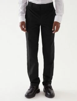 M&S Collection 2pk Boys' Slim Leg Slim Fit School Trousers (2-18 Yrs) -Cheap School Uniform Store SD 04 T76 3645 Y0 X EC 1