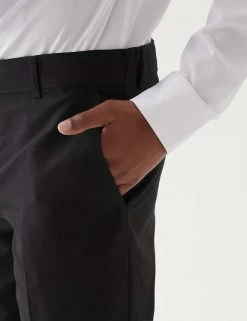 M&S Collection 2pk Boys' Slim Leg Slim Fit School Trousers (2-18 Yrs) -Cheap School Uniform Store SD 04 T76 3645 Y0 X EC 4