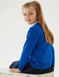 M&S Collection Jumpers 2pk Unisex Pure Cotton School Jumper (3-18 Yrs) -Cheap School Uniform Store SD 04 T76 3919 E0 X EC 3