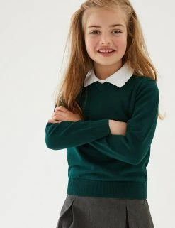 M&S Collection Jumpers 2pk Unisex Pure Cotton School Jumper (3-18 Yrs) -Cheap School Uniform Store SD 04 T76 3919 J0 X EC 2