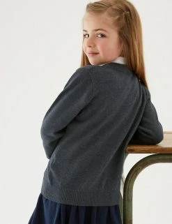 M&S Collection Jumpers 2pk Unisex Pure Cotton School Jumper (3-18 Yrs) -Cheap School Uniform Store SD 04 T76 3919 T0 X EC 3