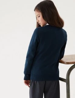 M&S Collection 2pk Unisex Slim Fit Cotton School Jumpers (3-18 Yrs) 20 M&S Collection 2pk Unisex Slim Fit Cotton School Jumpers (3-18 Yrs) -Cheap School Uniform Store SD 04 T76 3921 F0 X EC 3