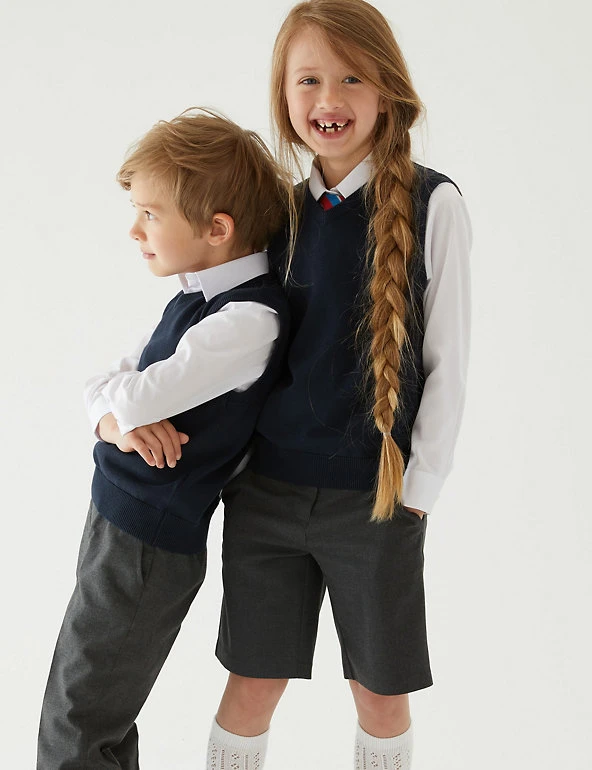 Unisex Pure Cotton School Tank Top (2-18 Yrs) M&S Collection Jumpers Unisex Pure Cotton School Tank Top (2-18 Yrs) -Cheap School Uniform Store SD 04 T76 3922 F0 X EC 0