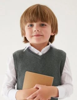 M&S Collection Jumpers Unisex Pure Cotton School Tank Top (2-18 Yrs) 5 M&S Collection Jumpers Unisex Pure Cotton School Tank Top (2-18 Yrs) -Cheap School Uniform Store SD 04 T76 3922 T0 X EC 2