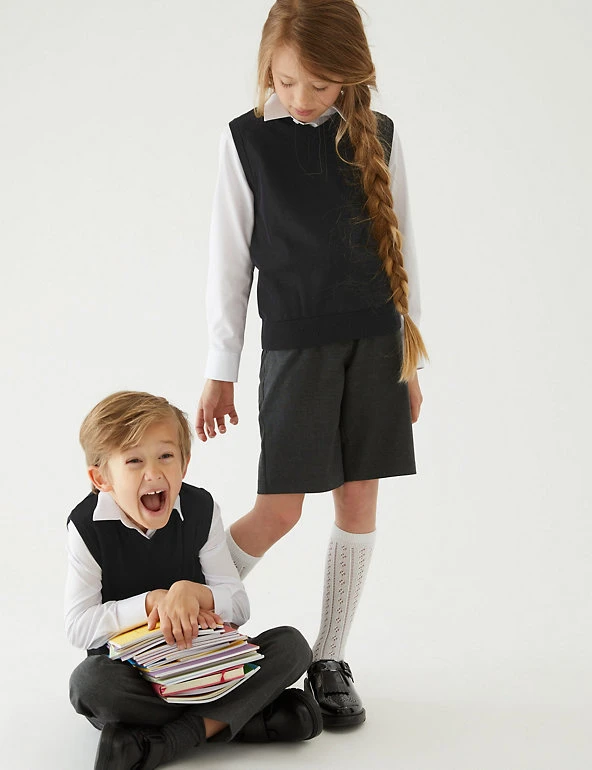 Unisex Pure Cotton School Tank Top (2-18 Yrs) M&S Collection Jumpers Unisex Pure Cotton School Tank Top (2-18 Yrs) -Cheap School Uniform Store SD 04 T76 3922 Y0 X EC 0