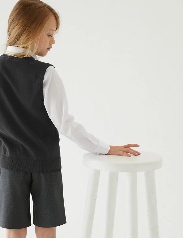 Unisex Pure Cotton School Tank Top (2-18 Yrs) M&S Collection Jumpers Unisex Pure Cotton School Tank Top (2-18 Yrs) -Cheap School Uniform Store SD 04 T76 3922 Y0 X EC 3