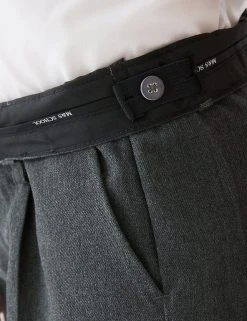 Boys' Regular Leg Plus Fit School Trousers (2-18 Yrs) -Cheap School Uniform Store SD 04 T76 4630P T0 X EC 3