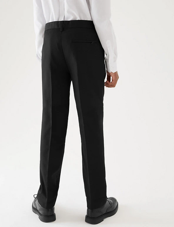 M&S Collection Boys' Regular Leg Slim Fit School Trousers (2-18 Yrs) 6 M&S Collection Boys' Regular Leg Slim Fit School Trousers (2-18 Yrs) - Image 4