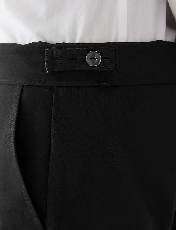 M&S Collection Boys' Regular Leg Slim Fit School Trousers (2-18 Yrs) 7 M&S Collection Boys' Regular Leg Slim Fit School Trousers (2-18 Yrs) - Image 5