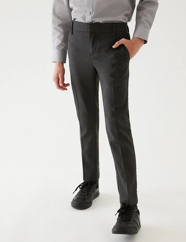 Boys' Super Skinny Leg School Trousers (2-18 Yrs) M&S Collection Boys' Super Skinny Leg School Trousers (2-18 Yrs) -Cheap School Uniform Store SD 04 T76 4756 VP X EC 1