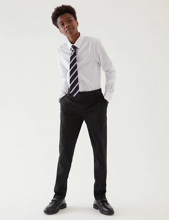 Boys' Skinny Leg Longer Length Trousers (2-18 Yrs) M&S Collection Boys' Skinny Leg Longer Length Trousers (2-18 Yrs) -Cheap School Uniform Store SD 04 T76 4765L Y0 X EC 0