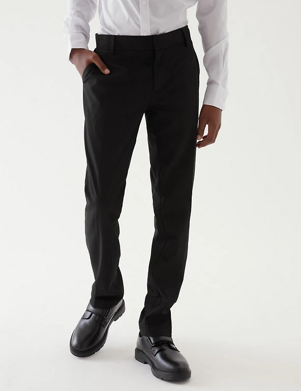 Boys' Skinny Leg Longer Length Trousers (2-18 Yrs) M&S Collection Boys' Skinny Leg Longer Length Trousers (2-18 Yrs) -Cheap School Uniform Store SD 04 T76 4765L Y0 X EC 1