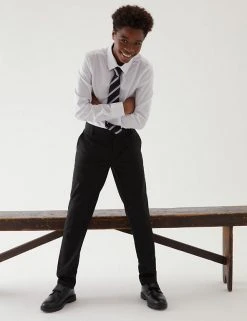 M&S Collection Boys' Skinny Leg Plus Fit School Trousers (2-18 Yrs)