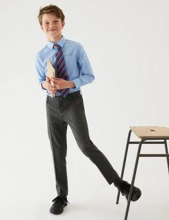 M&S Collection Boys' Skinny Leg School Trousers (2-18 Yrs) 15 M&S Collection Boys' Skinny Leg School Trousers (2-18 Yrs) -Cheap School Uniform Store SD 04 T76 4765 T0 X EC 0