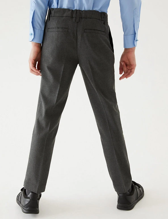 Boys' Skinny Leg School Trousers (2-18 Yrs) M&S Collection Boys' Skinny Leg School Trousers (2-18 Yrs) -Cheap School Uniform Store SD 04 T76 4765 T0 X EC 2