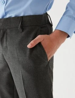 M&S Collection Boys' Skinny Leg School Trousers (2-18 Yrs) 20 M&S Collection Boys' Skinny Leg School Trousers (2-18 Yrs) -Cheap School Uniform Store SD 04 T76 4765 T0 X EC 4