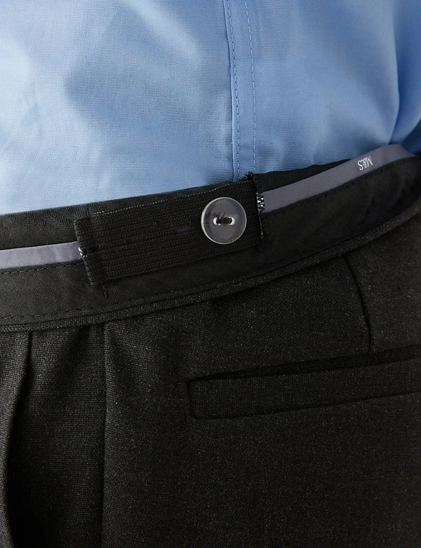 Boys' Skinny Leg School Trousers (2-18 Yrs) M&S Collection Boys' Skinny Leg School Trousers (2-18 Yrs) -Cheap School Uniform Store SD 04 T76 4765 VP X EC 3