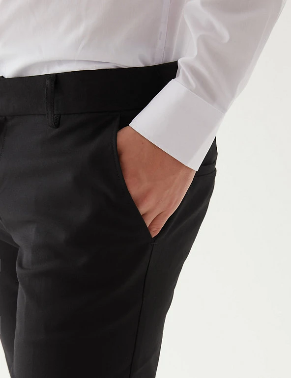 Boys' Skinny Leg School Trousers (2-18 Yrs) M&S Collection Boys' Skinny Leg School Trousers (2-18 Yrs) -Cheap School Uniform Store SD 04 T76 4765 Y0 X EC 4