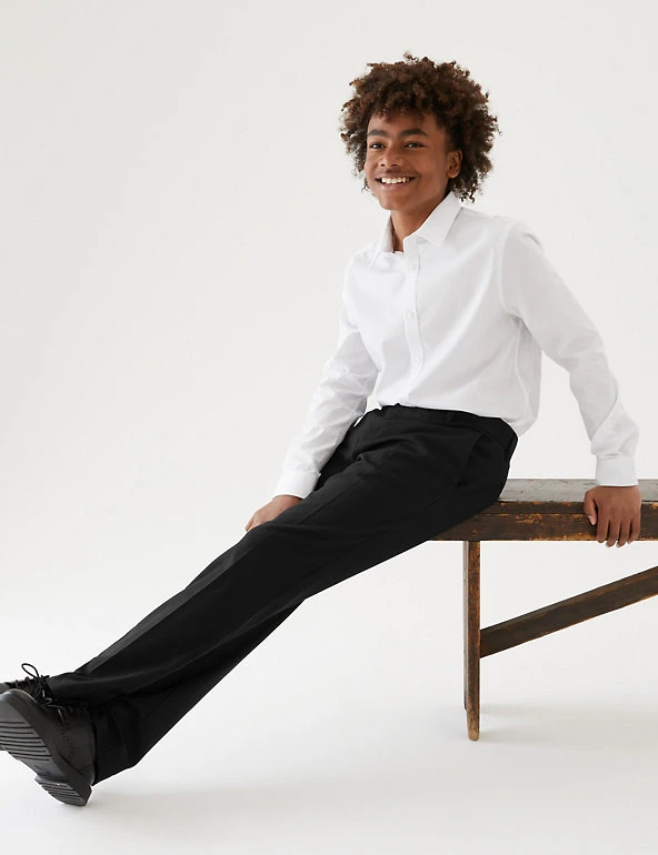 Boys' Slim Leg Longer Length Trousers (2-18 Yrs) M&S Collection Boys' Slim Leg Longer Length Trousers (2-18 Yrs) -Cheap School Uniform Store SD 04 T76 4791L Y0 X EC 0