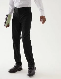 Boys' Plus Fit Slim Leg School Trousers (2-18 Yrs) -Cheap School Uniform Store SD 04 T76 4791P Y0 X EC 1