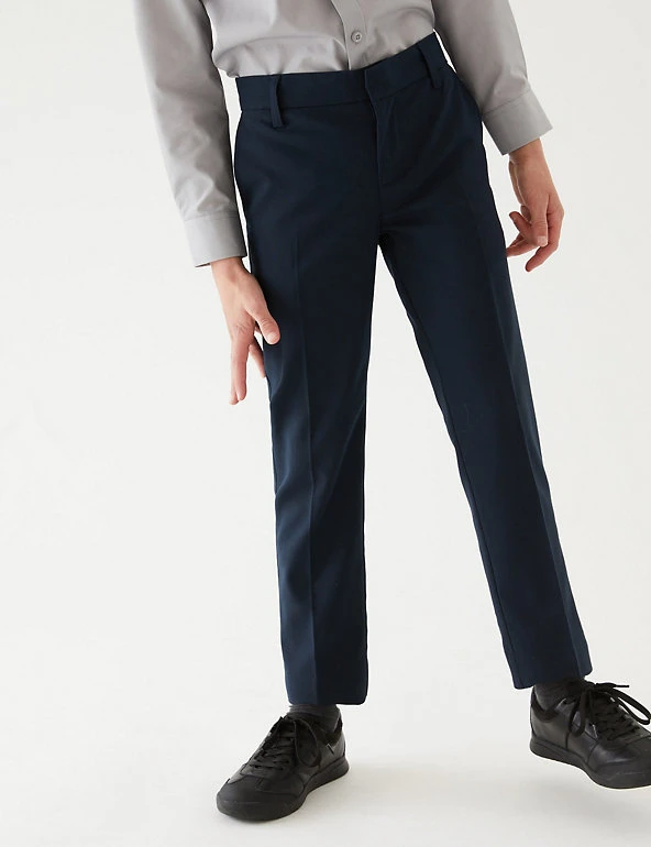 Boys’ Slim Leg School Trousers (2-18 Yrs) M&S Collection Boys’ Slim Leg School Trousers (2-18 Yrs) -Cheap School Uniform Store SD 04 T76 4791 F0 X EC 1