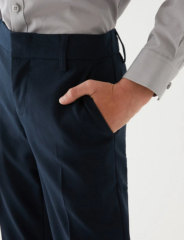 Boys’ Slim Leg School Trousers (2-18 Yrs) M&S Collection Boys’ Slim Leg School Trousers (2-18 Yrs) -Cheap School Uniform Store SD 04 T76 4791 F0 X EC 4
