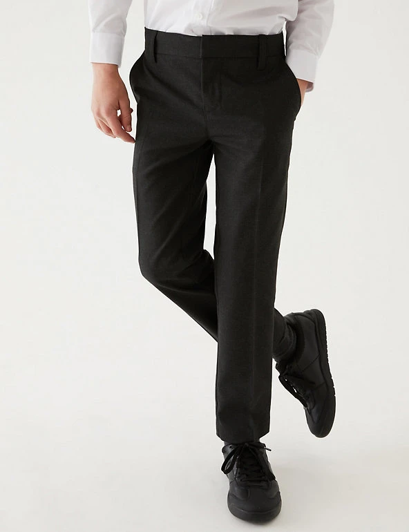 Boys’ Slim Leg School Trousers (2-18 Yrs) M&S Collection Boys’ Slim Leg School Trousers (2-18 Yrs) -Cheap School Uniform Store SD 04 T76 4791 VP X EC 1
