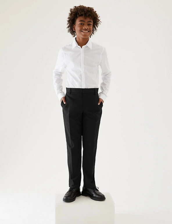 Boys’ Slim Leg School Trousers (2-18 Yrs) M&S Collection Boys’ Slim Leg School Trousers (2-18 Yrs) -Cheap School Uniform Store SD 04 T76 4791 Y0 X EC 0