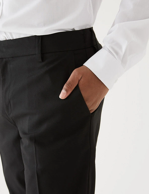 Boys’ Slim Leg School Trousers (2-18 Yrs) M&S Collection Boys’ Slim Leg School Trousers (2-18 Yrs) -Cheap School Uniform Store SD 04 T76 4791 Y0 X EC 4