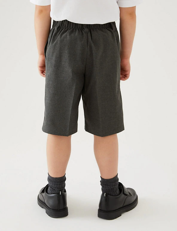 2pk Boys' Easy Dressing School Shorts (3-14 Yrs) M&S Collection 2pk Boys' Easy Dressing School Shorts (3-14 Yrs) -Cheap School Uniform Store SD 04 T76 4912 T0 X EC 2