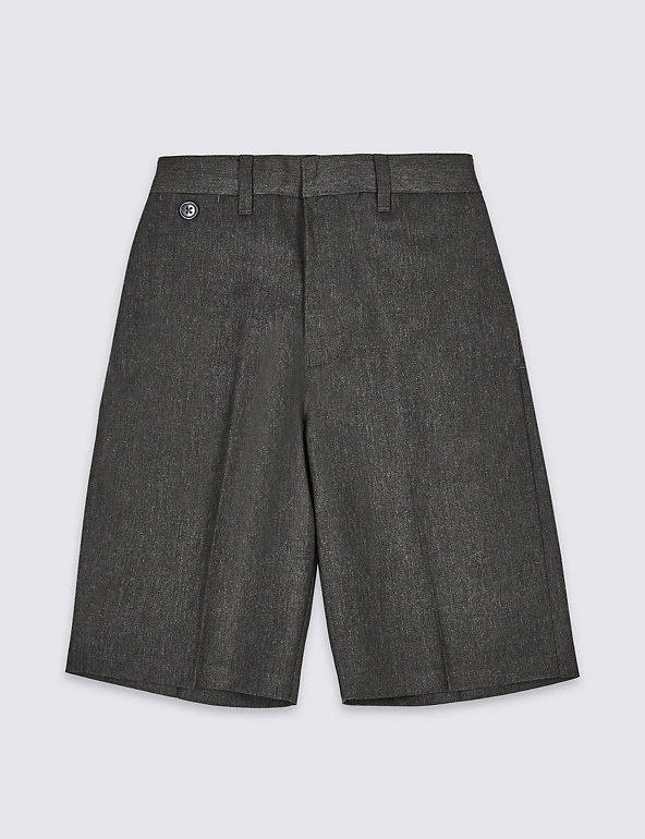 Boys' Regular Leg Pleat Front School Shorts (2-14 Yrs) M&S Collection Boys' Regular Leg Pleat Front School Shorts (2-14 Yrs) -Cheap School Uniform Store SD 04 T76 4935 T0 X EC 90