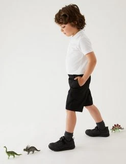 M&S Collection 2pk Boys' Regular Leg Cargo School Shorts (2-14 Yrs) 8 M&S Collection 2pk Boys' Regular Leg Cargo School Shorts (2-14 Yrs) -Cheap School Uniform Store SD 04 T76 4953 Y0 X EC 0