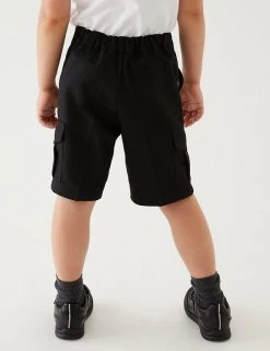 M&S Collection 2pk Boys' Regular Leg Cargo School Shorts (2-14 Yrs) 11 M&S Collection 2pk Boys' Regular Leg Cargo School Shorts (2-14 Yrs) -Cheap School Uniform Store SD 04 T76 4953 Y0 X EC 2