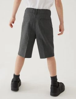 School 2pk Boys' Slim Leg Plus Fit Shorts (4-14 Yrs) -Cheap School Uniform Store SD 04 T76 4964P T0 X EC 2